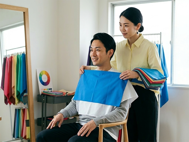 印象アップの服装術がわかる！男性に必要なパーソナルカラー