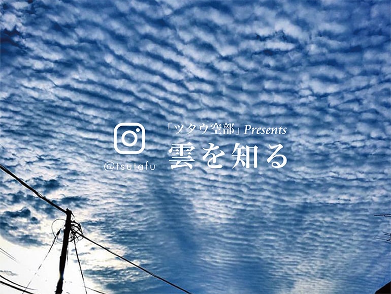 【ツタウ空部プレゼンツ】  雲を知る Vol.2  波状雲（はじょううん）