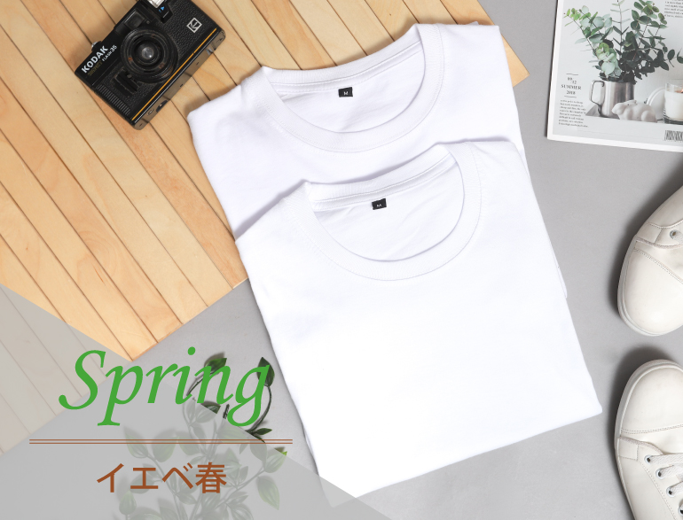 パーソナルカラー別｜スプリング(イエベ春)タイプに似合うTシャツ
